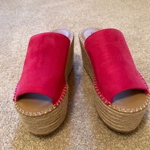 Soda Hot Pink wedges